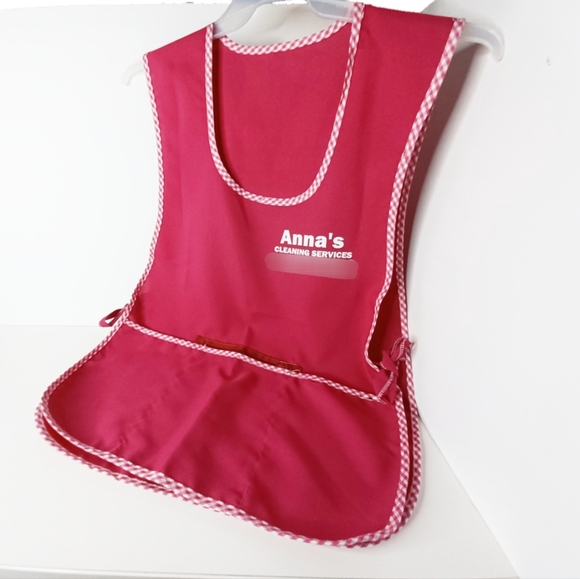 6 mandiles con nombre de negocio y numero - Picture 2 of 4